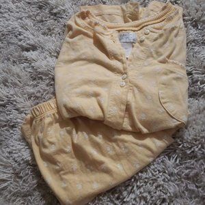 vintage earth angels pajama set